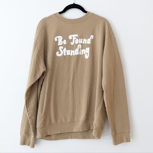 The Crappy Christian Co, Be Found Standing Daniel Sweatshirt size Large